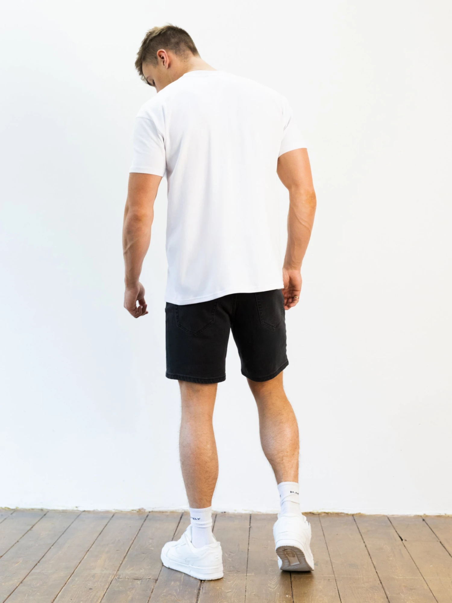 Blakely Denim Shorts - Black 8 Blakely Denim Shorts - Black - Image 6