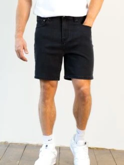 Blakely Denim Shorts - Black