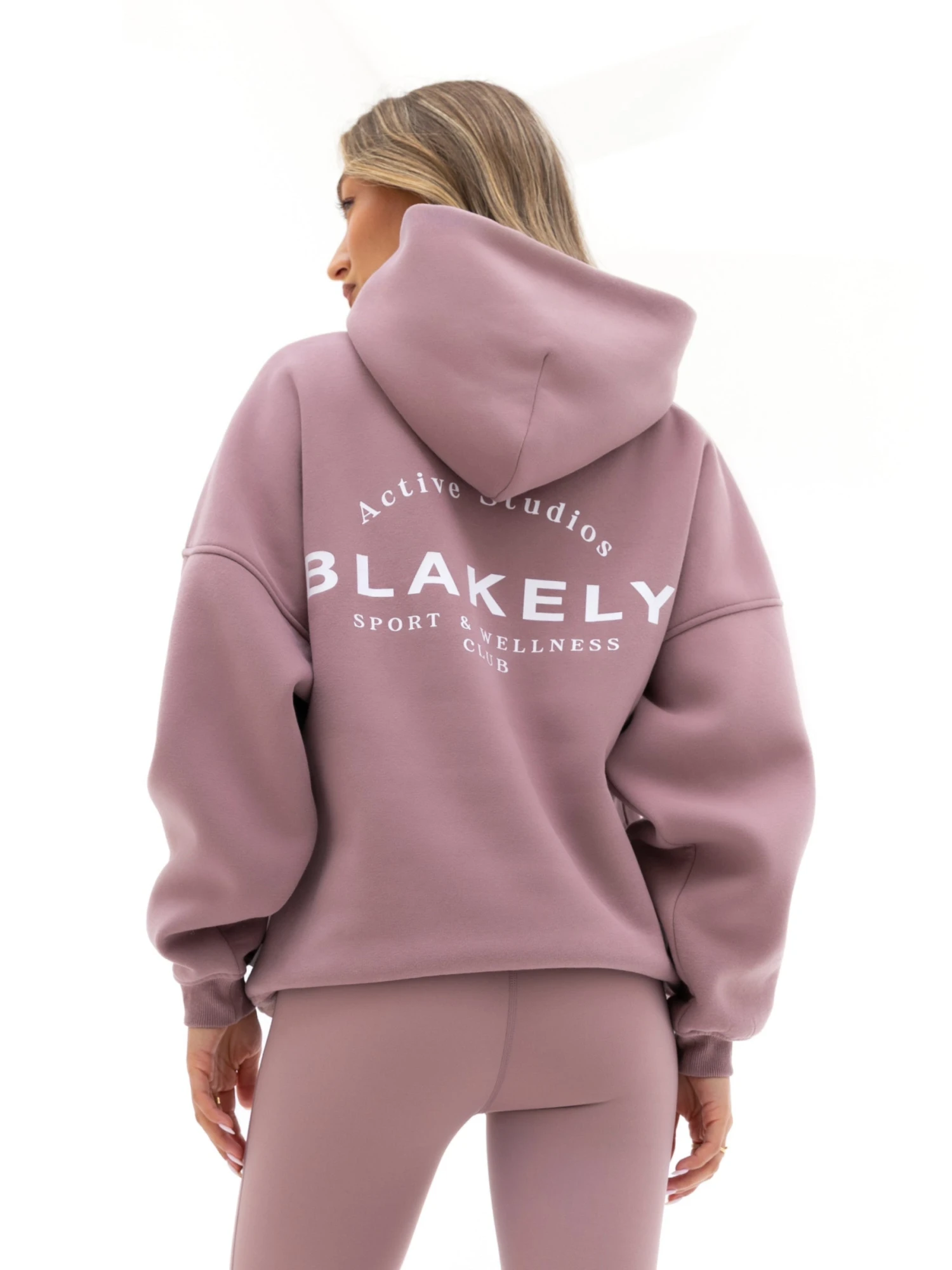 Active Studios Oversized Hoodie - Dusty Pink 3 Active Studios Oversized Hoodie - Dusty Pink