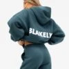 Amelie Oversized Hoodie - Teal Green