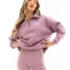 Active Studios 1/4 Zip Jumper - Dusty Pink 1 Active Studios 1/4 Zip Jumper - Dusty Pink -Blakely LEAD218ADUSTYPINK06D