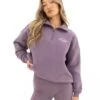 Active Studios 1/4 Zip Jumper - Grape -Blakely LEAD218APLUM05D