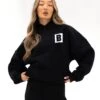 Offset Oversized Hoodie - Black 2 Offset Oversized Hoodie - Black -Blakely LEAD2624M06D