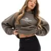 Madison Oversized Hoodie - Khaki Brown -Blakely LEAD2682SAFARIGREEN06D