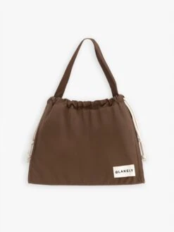 Blakely Label Tote Bag - Brown
