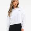 Off Duty Cropped Jumper - White -Blakely LEADD 4af00262 5ffa 4eda 8cdb a3fc5aa20d73