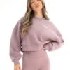 Off Duty Cropped Jumper - Dusty Pink 1 Off Duty Cropped Jumper - Dusty Pink -Blakely LEADD 7bbfdc67 0eec 4fd7 b479 4b2042b1f081