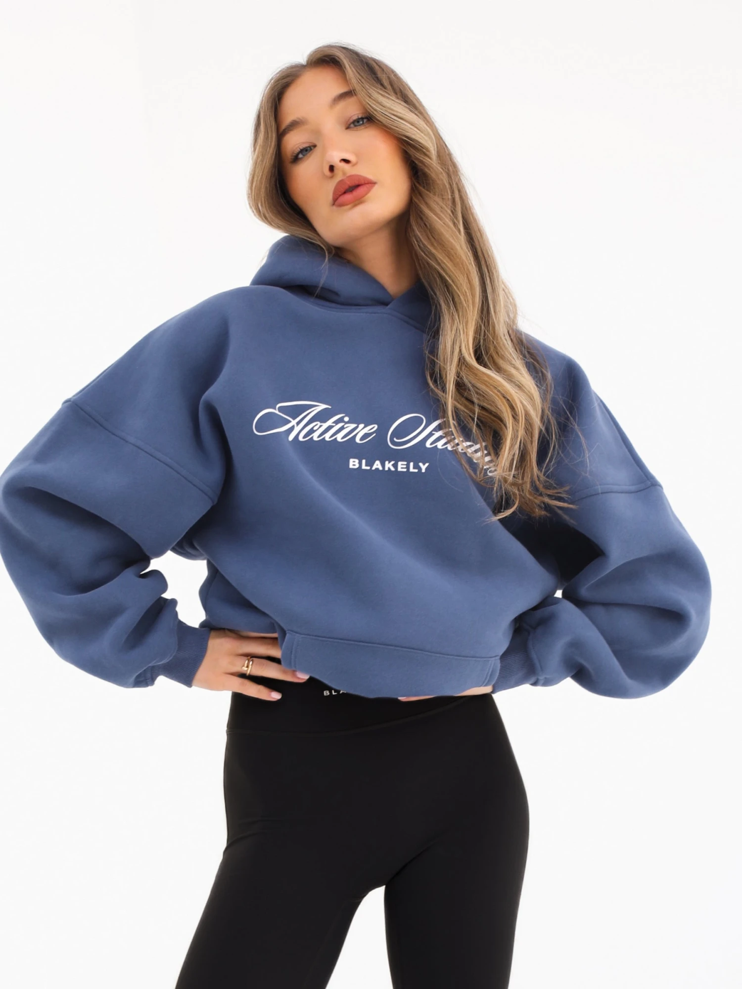 Off Duty Oversized Hoodie - Steel Blue 3 Off Duty Oversized Hoodie - Steel Blue