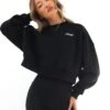 Off Duty Cropped Jumper - Black 1 Off Duty Cropped Jumper - Black -Blakely LEADD d16e7505 6661 4c85 81ee 9504137316d4