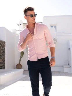 Castilla Long Sleeve Shirt - Pink -Blakely MENSSHIRTSBRANDD 14