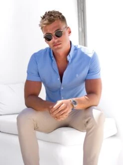 Canberra Short Sleeve Shirt - Light Blue -Blakely MENSSHIRTSBRANDD 9 38686acd e9be 4497 be25 f454cde3bad6