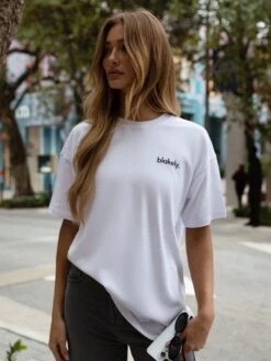 Sami Oversized T-Shirt - White 10 Sami Oversized T-Shirt - White -Blakely MONO3BRANDWOMENSD 3