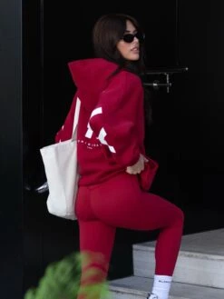 Isabel Oversized Hoodie - Cherry Red 10 Isabel Oversized Hoodie - Cherry Red -Blakely NY86BRANDD 1