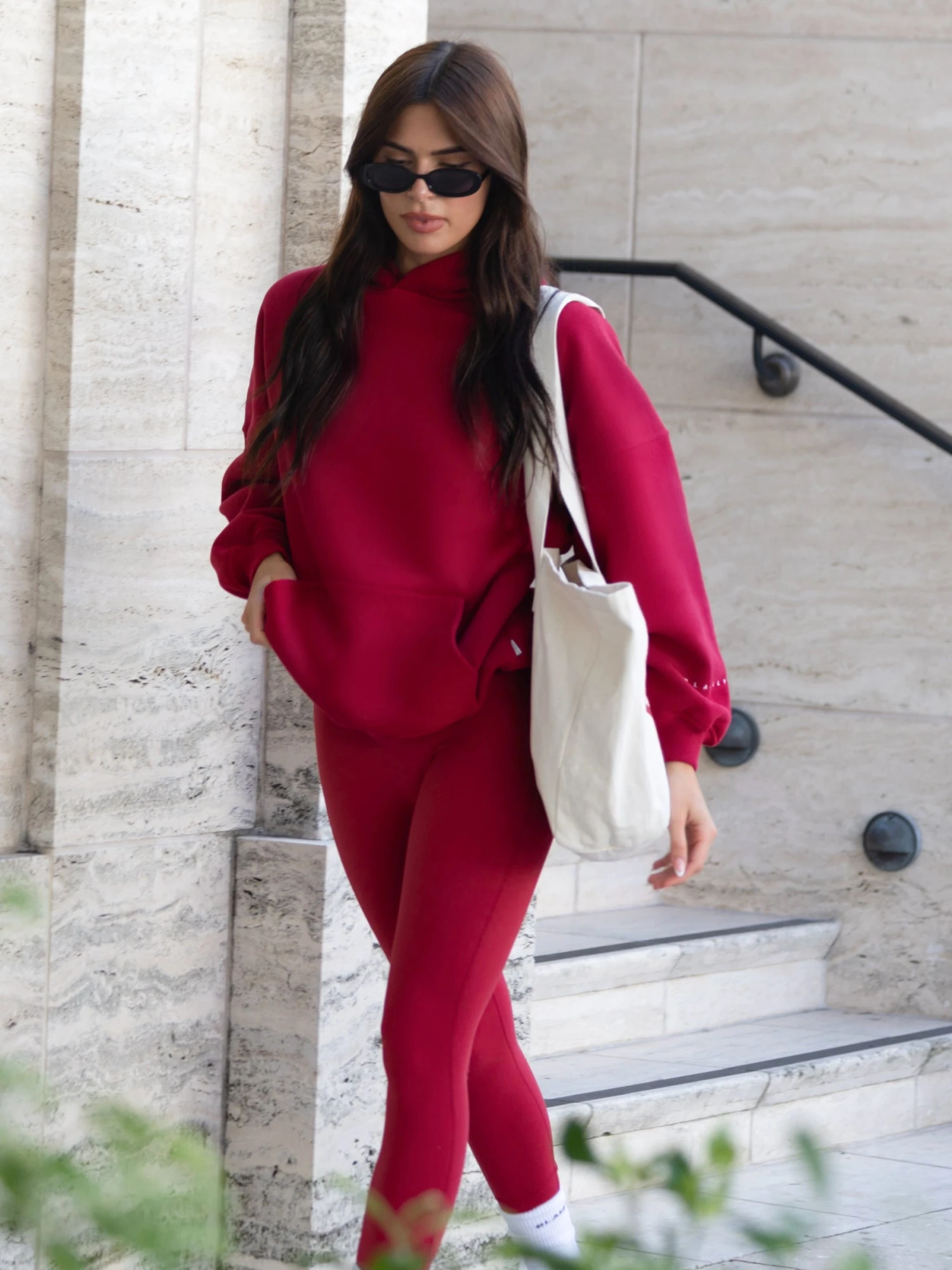 Isabel Oversized Hoodie - Cherry Red 6 Isabel Oversized Hoodie - Cherry Red - Image 4