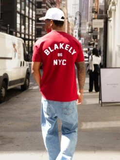 NYC Relaxed T-Shirt - Red -Blakely NYC86BRANDD 2 c1ed84a9 01fc 4442 9754 e1a39895a9a7