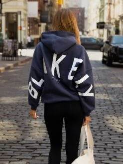Isabel Oversized Hoodie - True Navy -Blakely NYC86BRANDD 39