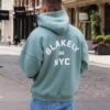 NYC Relaxed Hoodie - Sage Green