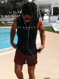 Roca Beach Sleeveless Tee - Black -Blakely Roca Beach 6D