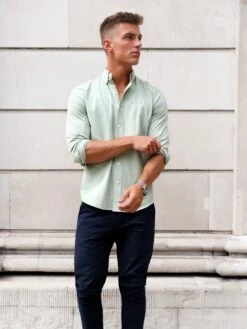 Sedona Slim Fit Shirt - Sage Green -Blakely SEDONALONDOND 1