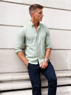 Sedona Slim Fit Shirt - Sage Green -Blakely SEDONALONDOND