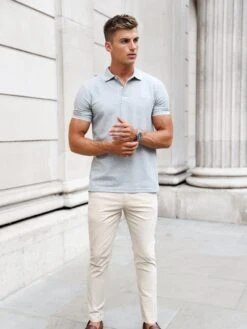 Sonoma Polo Shirt - Grey -Blakely SONOMAGREYBRANDD 1