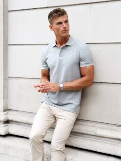 Sonoma Polo Shirt - Grey -Blakely SONOMAGREYBRANDD 2