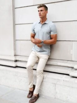 Sonoma Polo Shirt - Grey -Blakely SONOMAGREYBRANDD