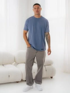 Otis Relaxed T-Shirt - Dusty Blue -Blakely TABBRANDD 8
