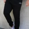 Varsity Relaxed Sweatpants - Black