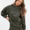 Yoga Oversized Hoodie - Khaki Green