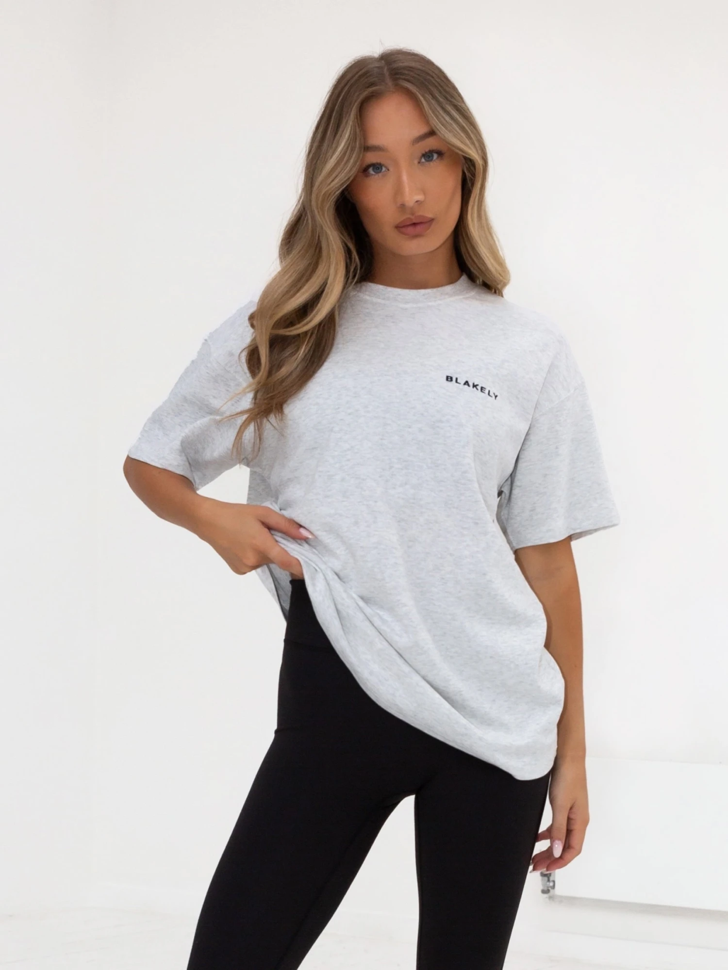 Series Oversized T-Shirt - Marl White 3 Series Oversized T-Shirt - Marl White