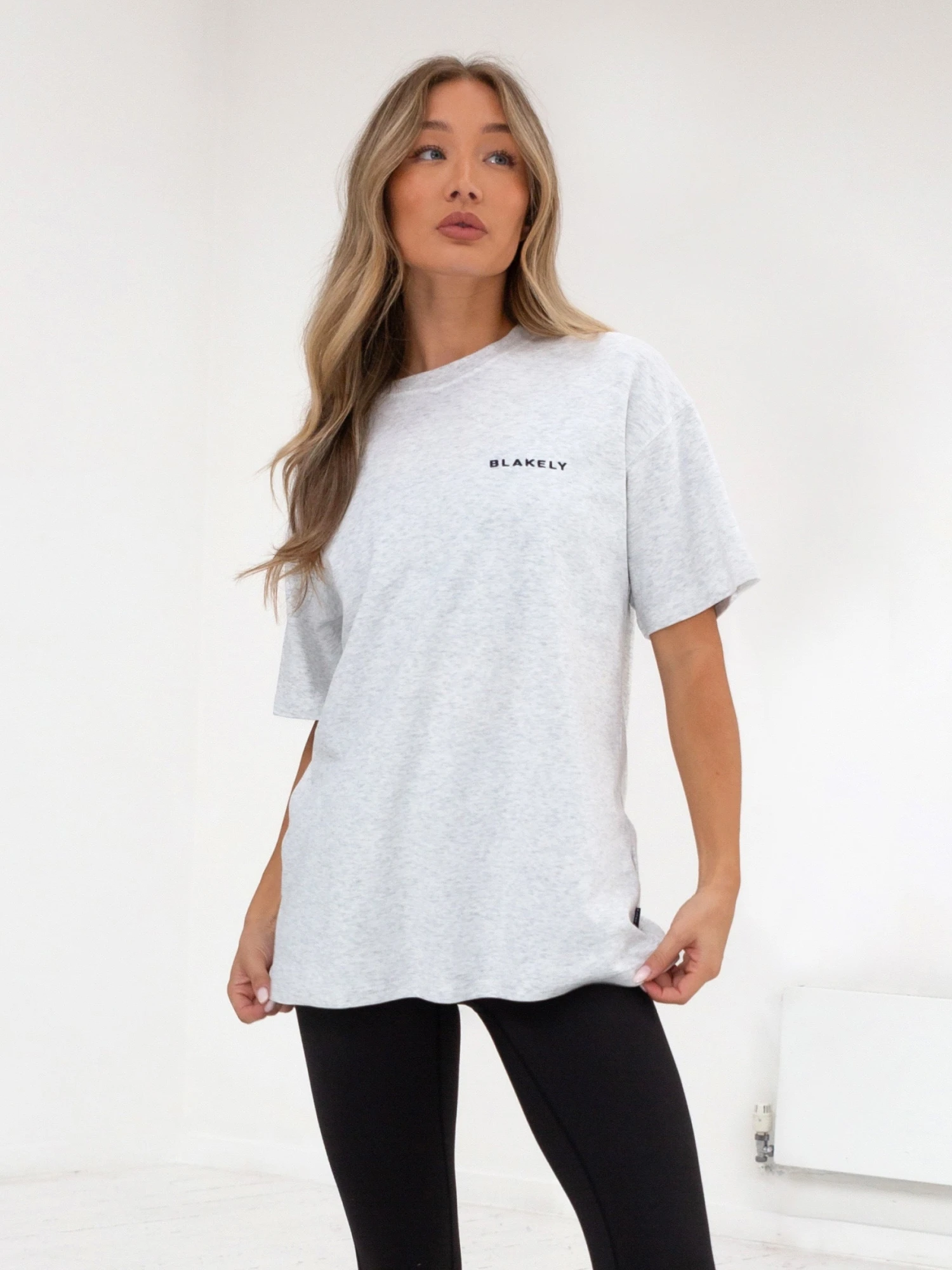 Series Oversized T-Shirt - Marl White 6 Series Oversized T-Shirt - Marl White - Image 4