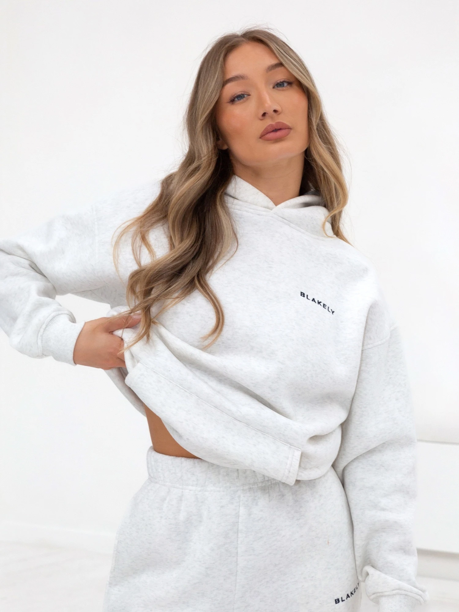 Series Oversized Hoodie - Marl White 6 Series Oversized Hoodie - Marl White - Image 4