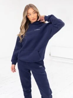 Series Oversized Hoodie - Navy -Blakely edit836AWNavy 03D