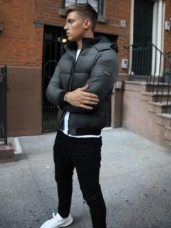 Harley Coat - Khaki Green -Blakely harley edit 1