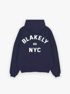 NYC Relaxed Hoodie - True Navy -Blakely image493