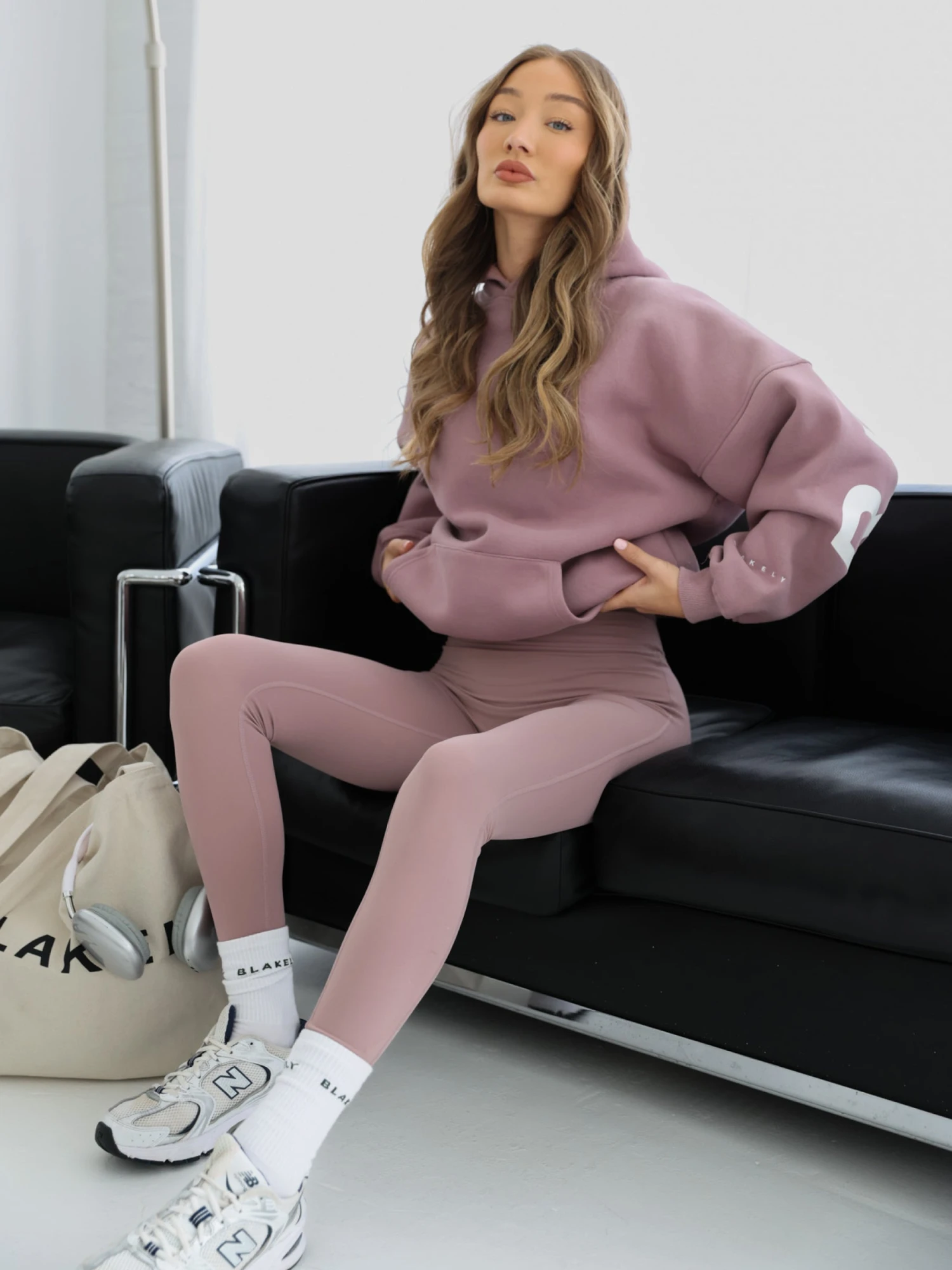 Isabel Hoodie & Leggings Set - Dusty Pink 7 Isabel Hoodie & Leggings Set - Dusty Pink - Image 5