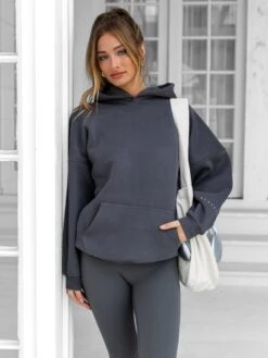 Isabel Hoodie & Leggings Set - Charcoal -Blakely isabelsetD 24