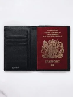 BLK Passport Holder - Black 11 BLK Passport Holder - Black -Blakely passport7d