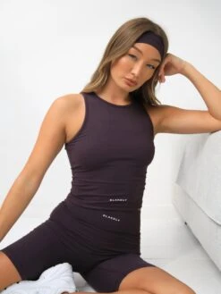 Ultimate Soft Lifestyle Vest & Shorts Set - Plum