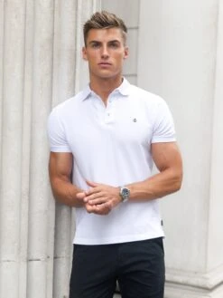 Anchor Polo Shirt - White